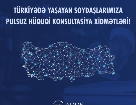“Türkiyə Respublikasında yaşayan azərbaycanlılara hüquqi dəstək” adlı layihəyə start verilir