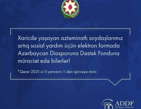 “Xaricdə yaşayan aztəminatlı azərbaycanlılara sosial yardımın göstərilməsi Qaydası”nın təsdiq edilməsi haqqında 