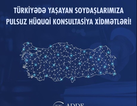 “Türkiyə Respublikasında yaşayan azərbaycanlılara pulsuz hüquqi dəstək” adlı layihənin II hissəsi başa çatıb